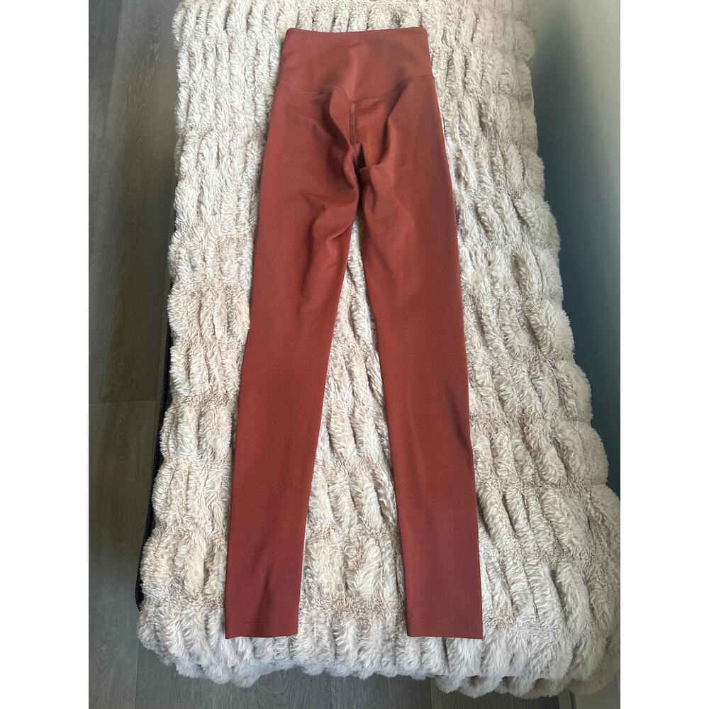 Girlfriend Collective Float High Rise Seamless Leggings XXS Mahogany - Picture 6 of 7